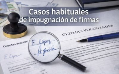 Casos habituales de impugnación de firmas