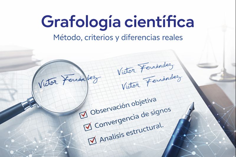 Grafología científica: método y criterios